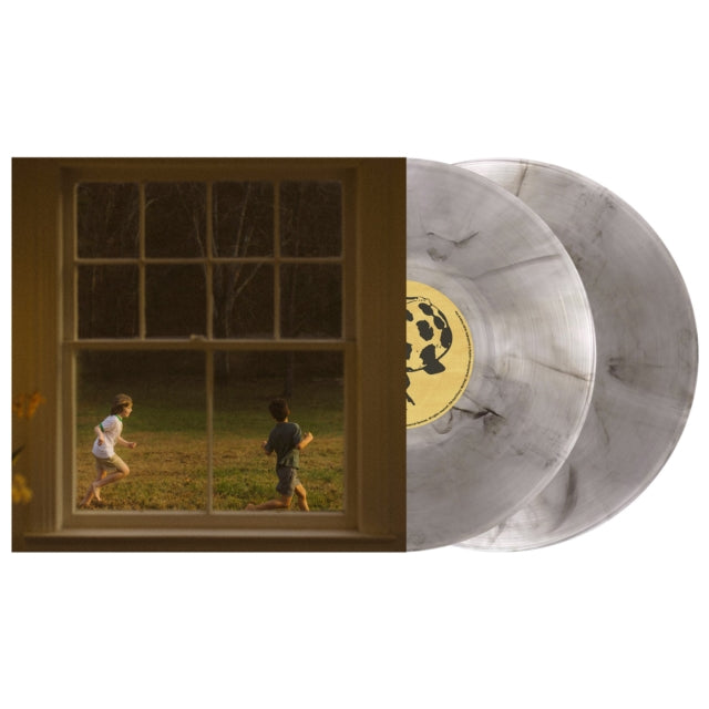 Noah Kahan "The Great Divide" album cover shown with 2 "cigarette smoke" colored vinyl records