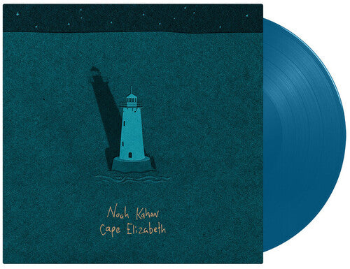 Noah Kahan - Cape Elizabeth album cover and blue vinyl.