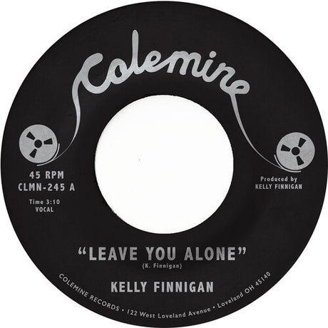 Kelly Finnigan - Leave You Alone / Thom’s Heartbreak 7" label.