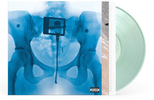 Lorde "Virgin" album cover shown with a "bathwater" clear green color vinyl record