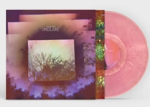 Midlake "A Bridge To Far" album cover shown with a blush colored vinyl record