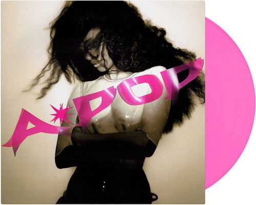Tyla "A Pop" album cover shown with a pink vinyl record