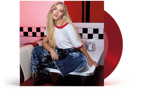 Freya Skye - bad taste 7 inch vinyl cover with translucent red vinyl shown