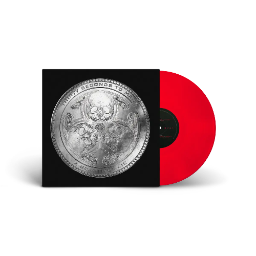 Thirty Seconds to Mars - Beautiful Lie album cover and red vinyl