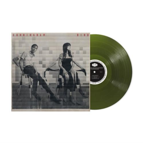 Andrew Bird & Madison Cunningham - Cunningham Bird album cover and green vinyl.