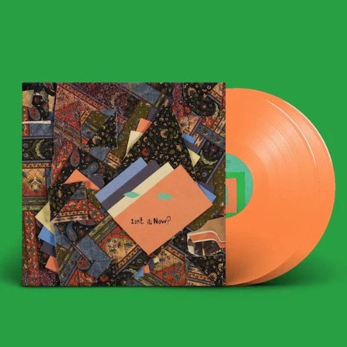 Animal Collective - Isn’t It Now album cover and 2LP tangerine vinyl.