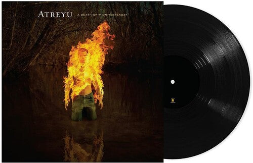 Atreyu - A Death-Grip On Yesterday album cover and black vinyl
