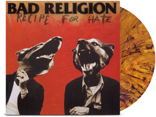 Bad Religion - Recipe for Hate album cover and translucent tiger's eye vinyl.