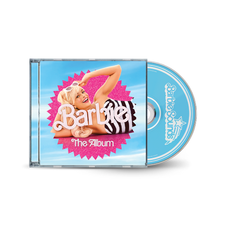 Barbie The Album CD cover with light blue CD
