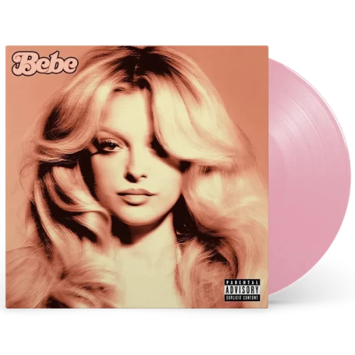 Bebe Rexha - Bebe album cover and pink vinyl.