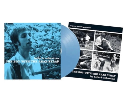 Belle & Sebastian - The Boy With The Arab Strap limited alt. album cover, blue vinyl, and insert.