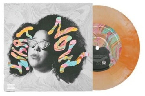 Brittany Howard - What Now / Meditation album cover and orange splatter 7" vinyl.