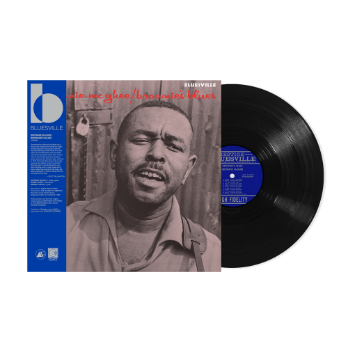 Brownie McGhee - Brownie's Blues album cover and black vinyl.
