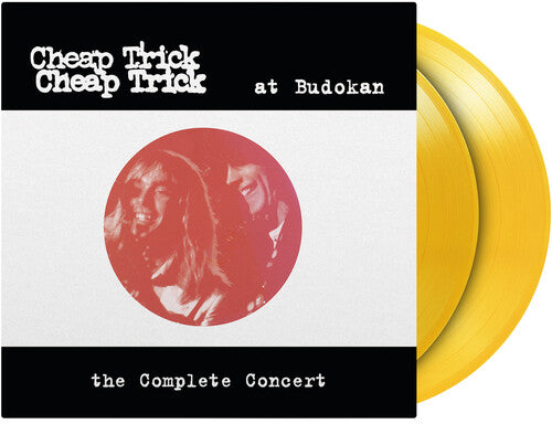 Cheap Trick - At Budokan: The Complete Concert album cover and 2LP yellow vinyl