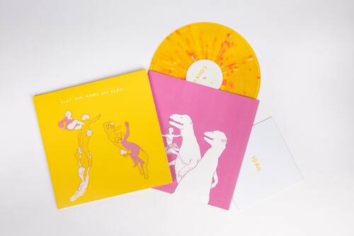 Clap Your Hands Say Yeah - Clap Your Hands Say Yeah album cover and yellow splatter vinyl.