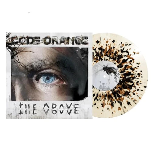 Code Orange - The Above album cover and cream w/ brown & black splatter vinyl.