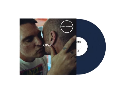 Cold War Kids - Cold War Kids album cover and navy blue vinyl.
