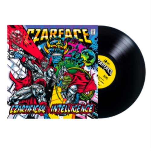 Czarface - Czartificial Intelligence album cover and black vinyl.