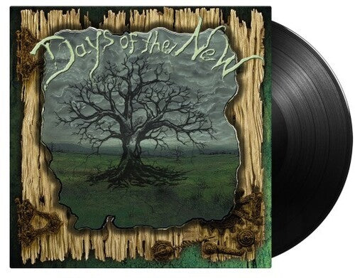 Days Of The New - Days Of The New 2 (The Green Album) album cover and black vinyl.