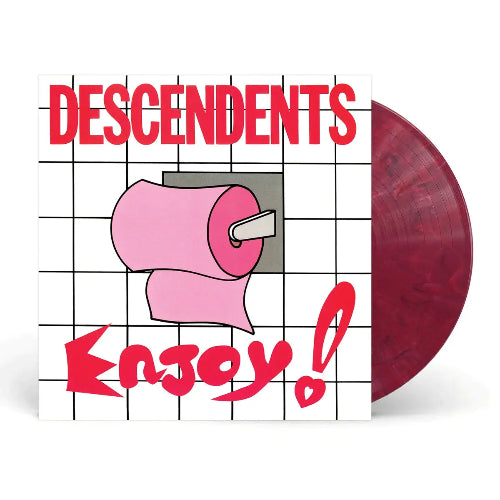 Descendents - Enjoy! album cover and cherry vinyl