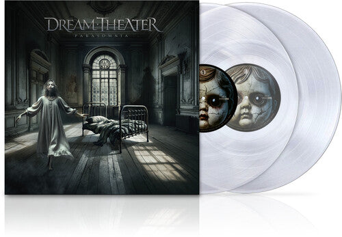 Dream Theater - Parasomnia album cover and 2LP clear vinyl