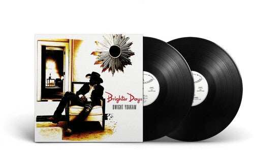 Dwight Yoakam - Brighter Days album cover and 2LP black vinyl.