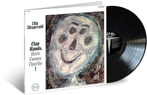 Ella Fitzgerald - Clap Hands, Here Comes Charlie! album cover and black vinyl.