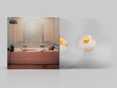 Emma-Jean Thackray - Weirdo album cover and 2LP clear vinyl.