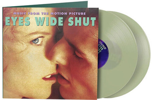 Eyes Wide Shut soundtrack album cover and 2LP coke bottle clear vinyl.