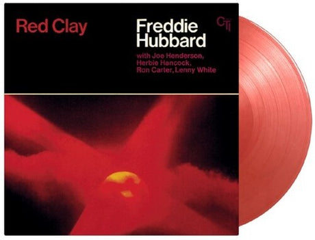 Freddie Hubbard - Red Clay album cover and red vinyl.