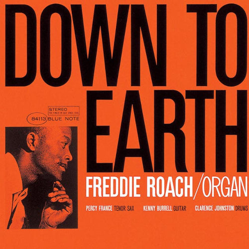 Freddie Roach - Down to Earth album cover.