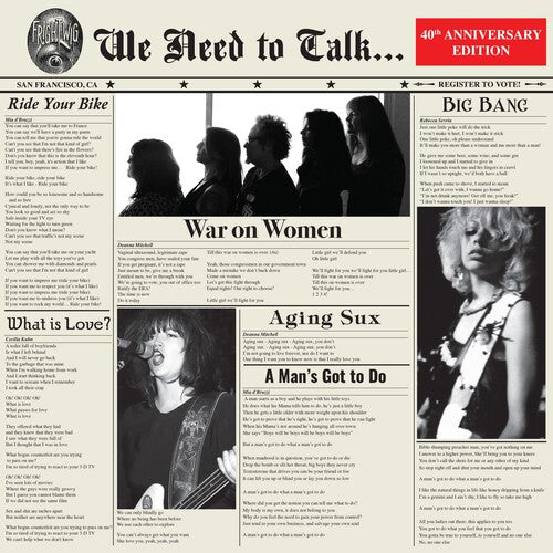 Frightwig - We Need to Talk… album cover.