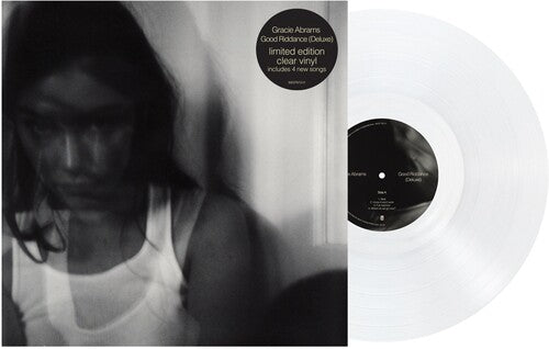 Gracie Abrams - Good Riddance album cover and clear vinyl.
