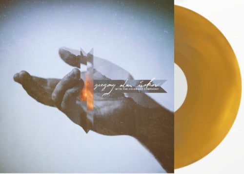 Gregory Alan Isakov With The Colorado Symphony album cover and yellow vinyl.