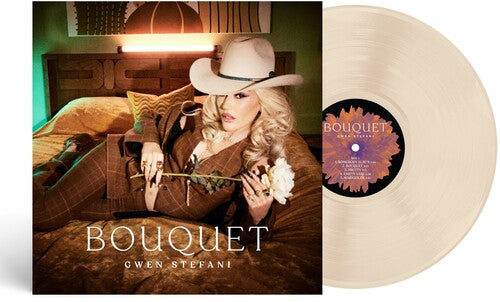 Gwen Stefani - Bouquet album cover and champagne vinyl.