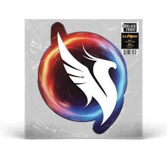 Illenium In My Arms/Refuge 7 inch picture disc vinyl record with RSD Black Friday hype sticker on the clear plastic sleeve