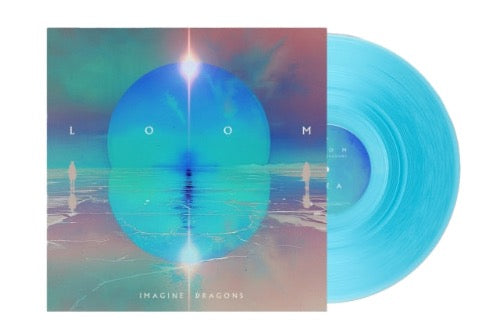 Imagine Dragons - LOOM alternate album cover and blue curaçao vinyl.