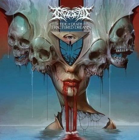 Ingested - The Tide of Death & Fractured Dreams album cover. 
