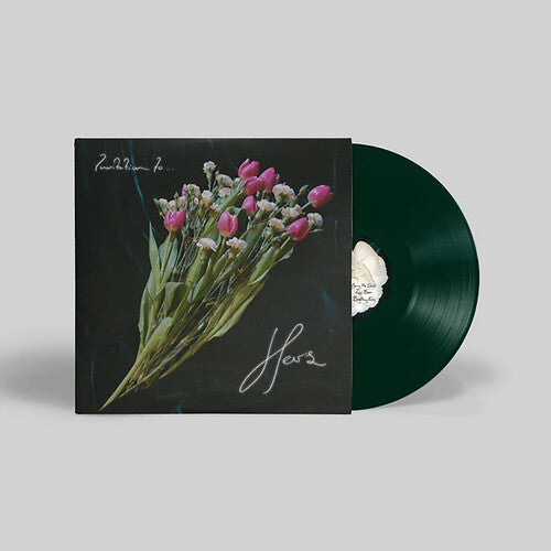 Her's - Invitation To Her's album cover and green vinyl.
