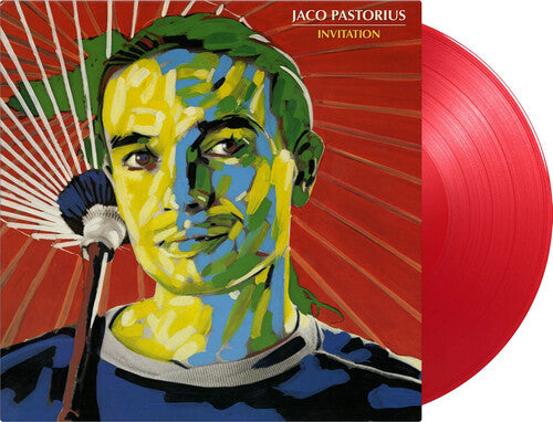 Jaco Pastorius - Invitation album cover and red vinyl.