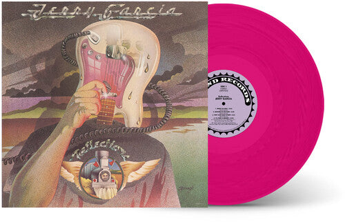 Jerry Garcia - Reflections album cover shown with pink colored vinyl record