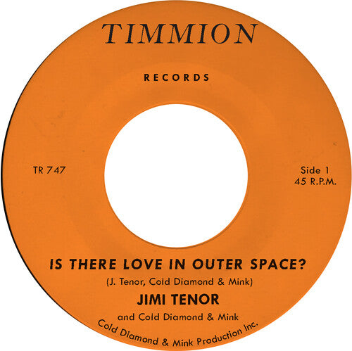 Jimi Tenor - Is There Love in Outer Space? 7" label.
