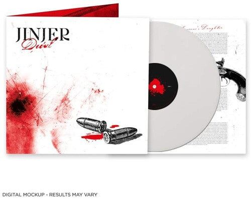 Jinjer - Duel album cover and white vinyl.
