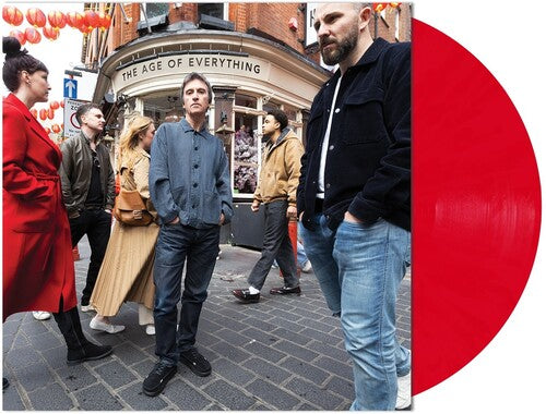 Johnny Marr - The Age Of Everything album cover and red vinyl.