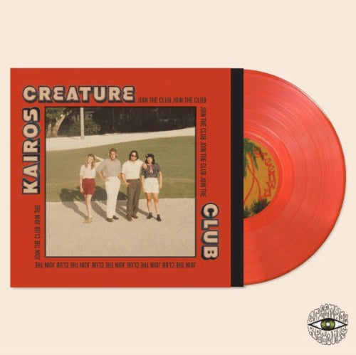 Kairos Creature Club - Join the Club album cover and orange vinyl.