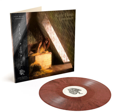 Kate Bush - Lionheart album cover with dirty pink vinyl.