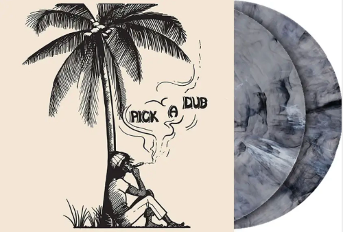 Keith Hudson - Pick A Dub album cover and 2LP black ice vinyl.