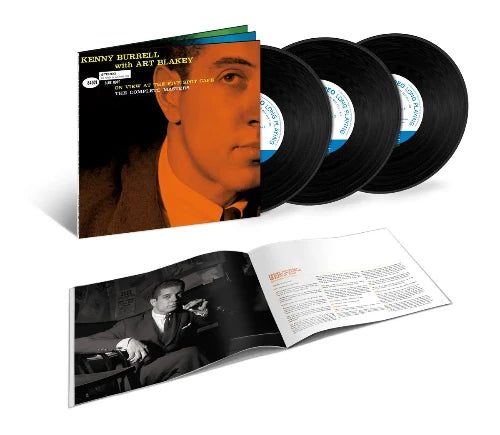 Kenny Burrell with Art Blakey
On View at the Five Spot Café: The Complete Masters (1959) album cover and 3LP.