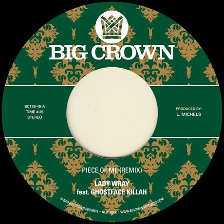 Lady Wray & Pete Rock - Piece of Me / Joy and Pain 7" single.