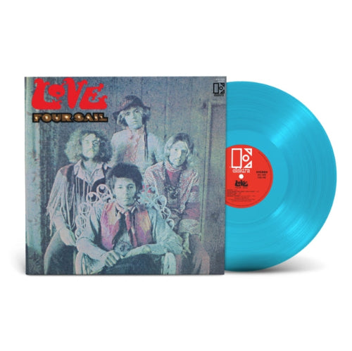 Love - Four Sail album cover and blue vinyl
